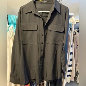 10 Items for $20: SHEIN Black Casual Button Down Shirt